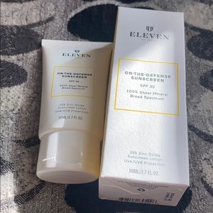 Eleven by Venus Williams on the defense sunscreen
